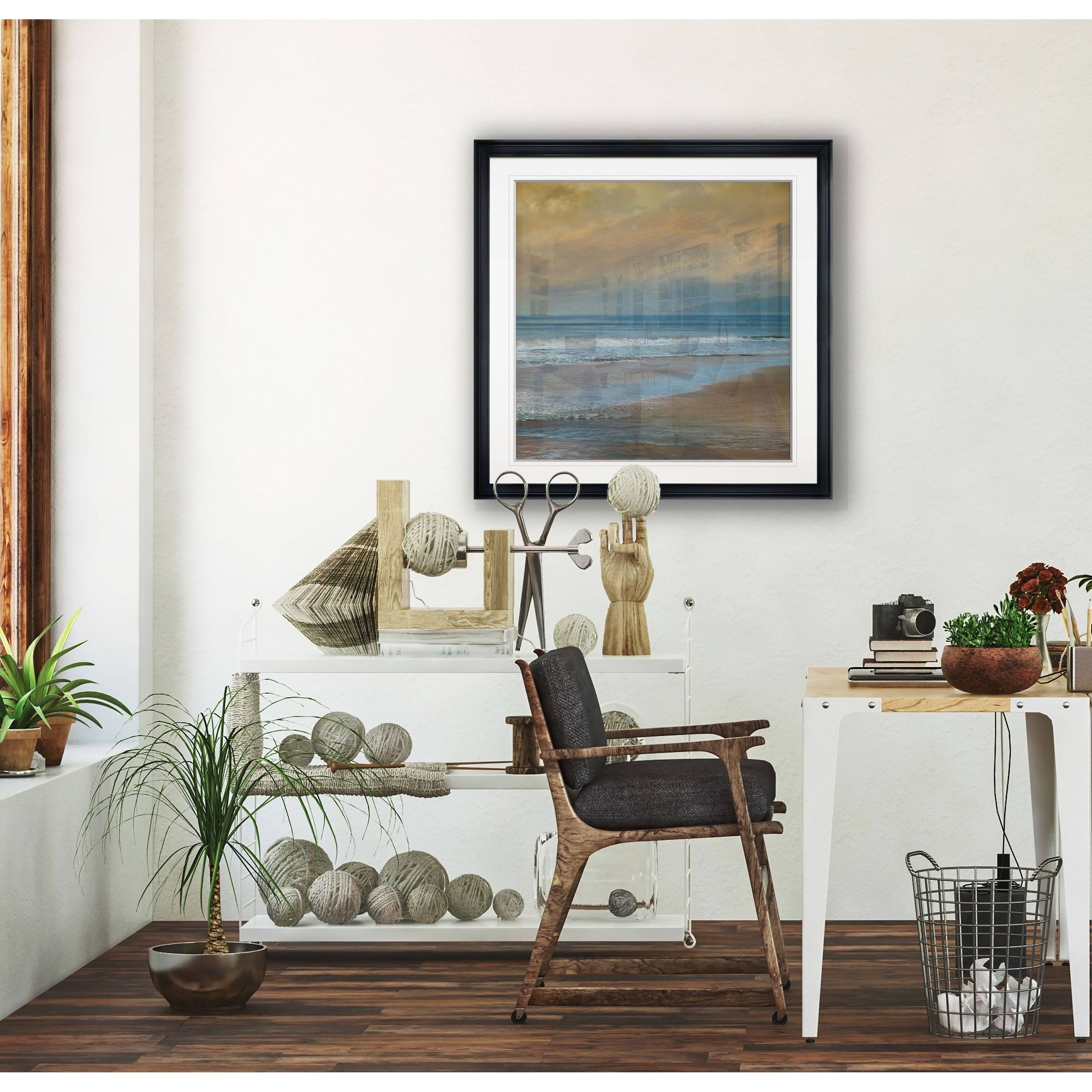 Golden Breezes -Framed Giclee Print - 22X22