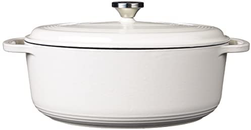 Lodge EC6D43 Enameled Cast Iron Dutch Oven, 6-Quart, Island Spice Red