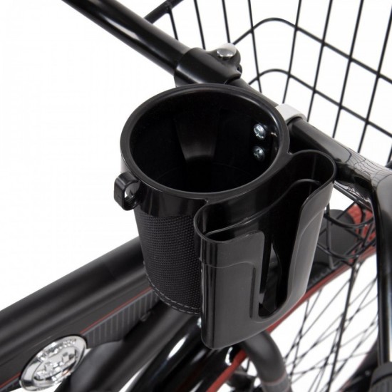 26″ Nel Lusso Men’s Cruiser Bike, Black