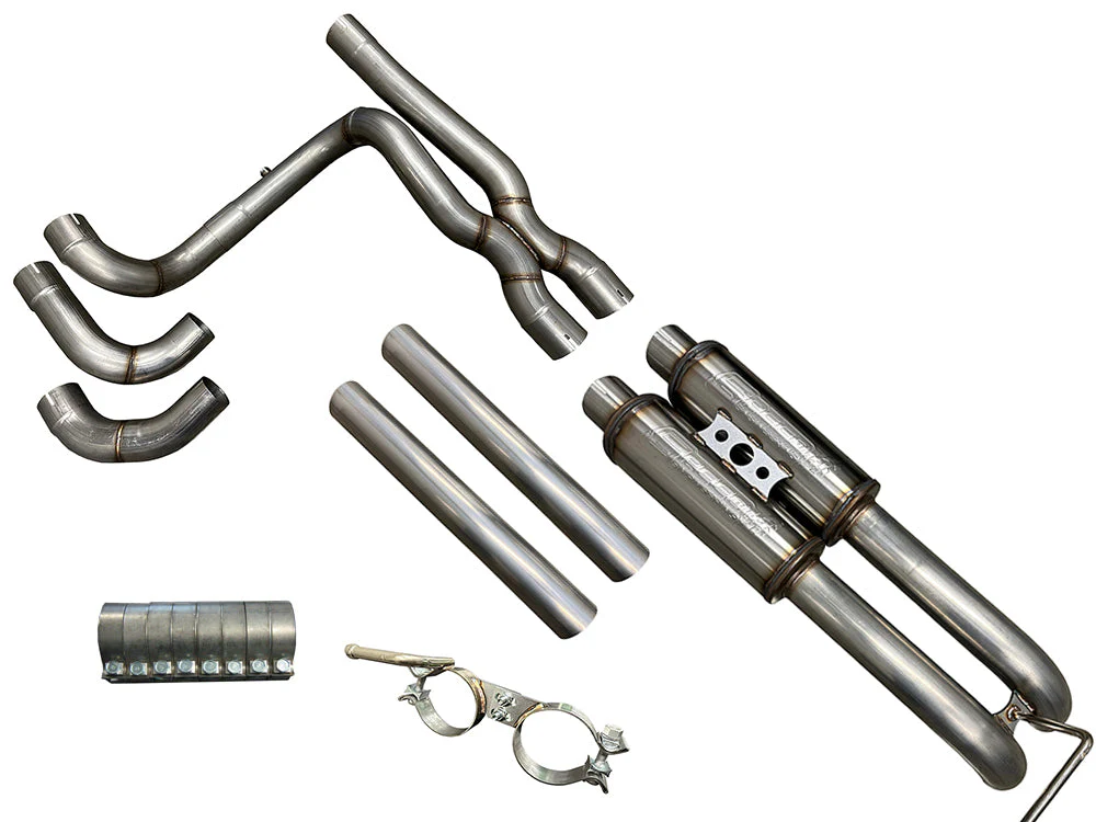 Silverado & Sierra True Dual Exhaust System| 1999-2019 (Single Cab) 