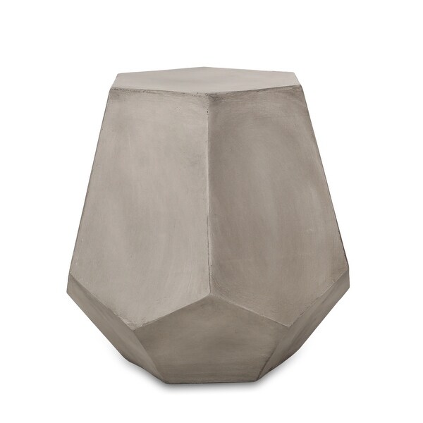 Felix Lightweight Concrete Side Table by Christopher Knight Home