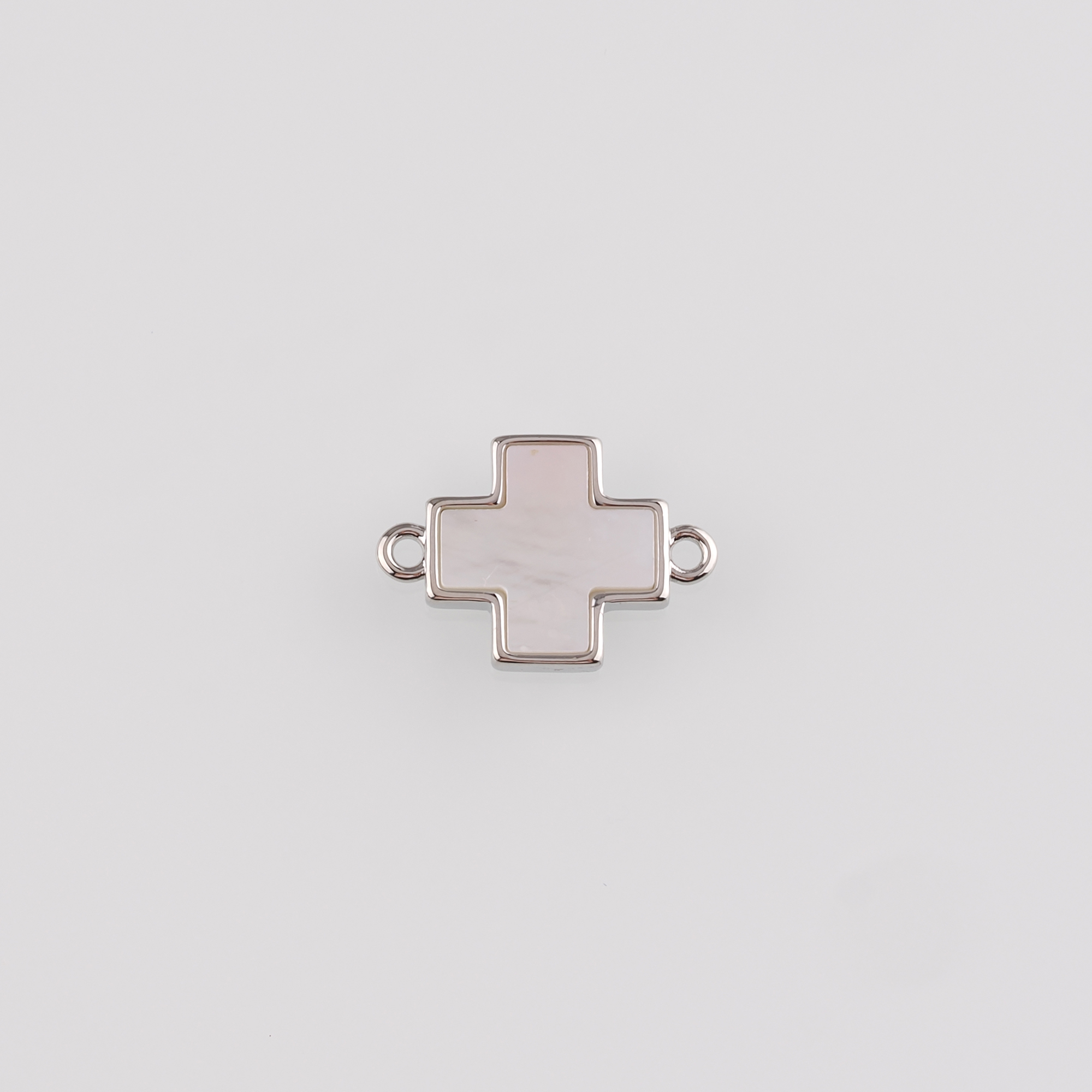 18K Gold Filled Cross Connector,Dainty Religious Charm Necklace Bracelet for DIY Jewelry Making Supply