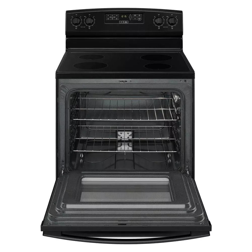 2026 4.8 cu. ft. Electric Range in Stainless Steel �� Black