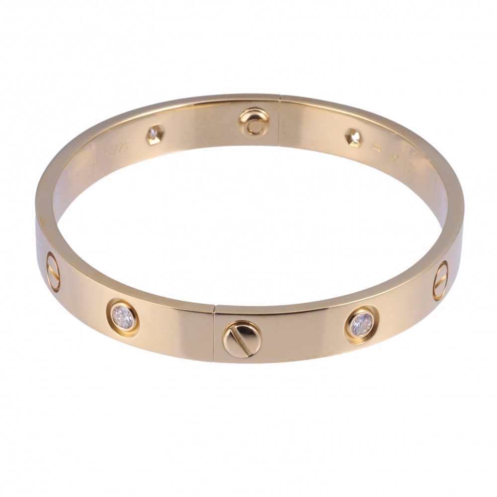 Cartier Love 6PD Bracelet 18K Yellow Gold Diamond B6013900