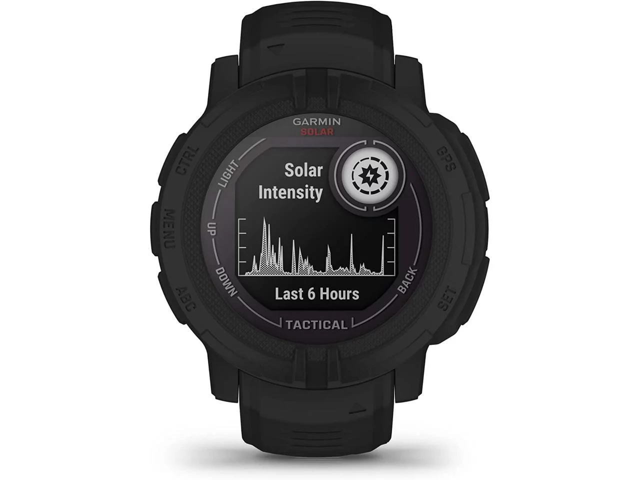 Garmin Instinct 2 Solar Tactical Edition 45mm Rugged GPS Smartwatch, Black