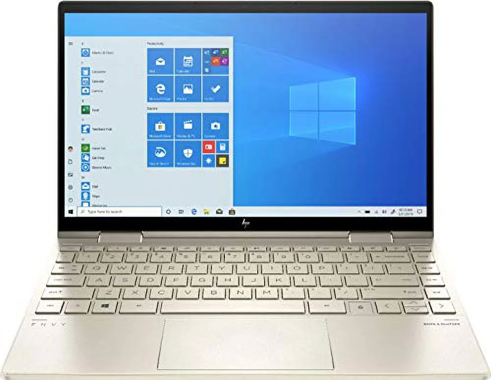 2022 HP Envy 2-in-1 Laptop 13.3 inch FHD Touchscreen Evo Platform 4-Core Intel i5-1135G7 Iris Xe Graphics 8GB DDR4 1TB NVMe SSD WI-FI 6 Win 10 Pro Fingerprint Backlit Keyboard w/ 32GB USB