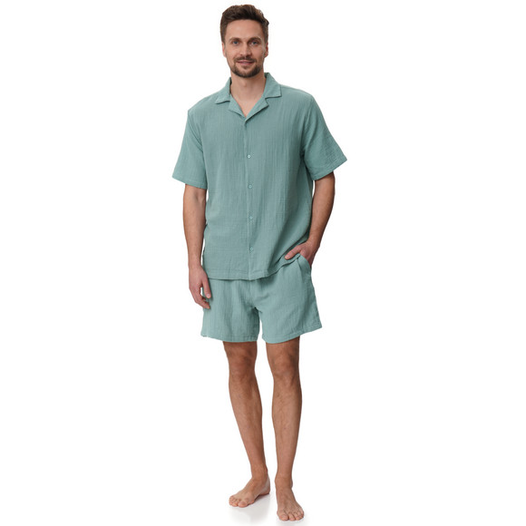 VanVaan Herren Musselin-Shorty unifarben