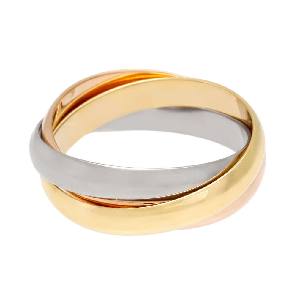 Cartier Trinity Sm Ring Tri-Gold B4086100