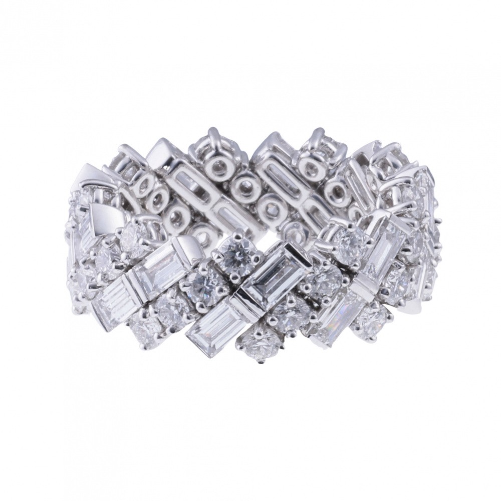 Cartier Reflection Do Wedding Ring 18K White Gold Diamond N4249900