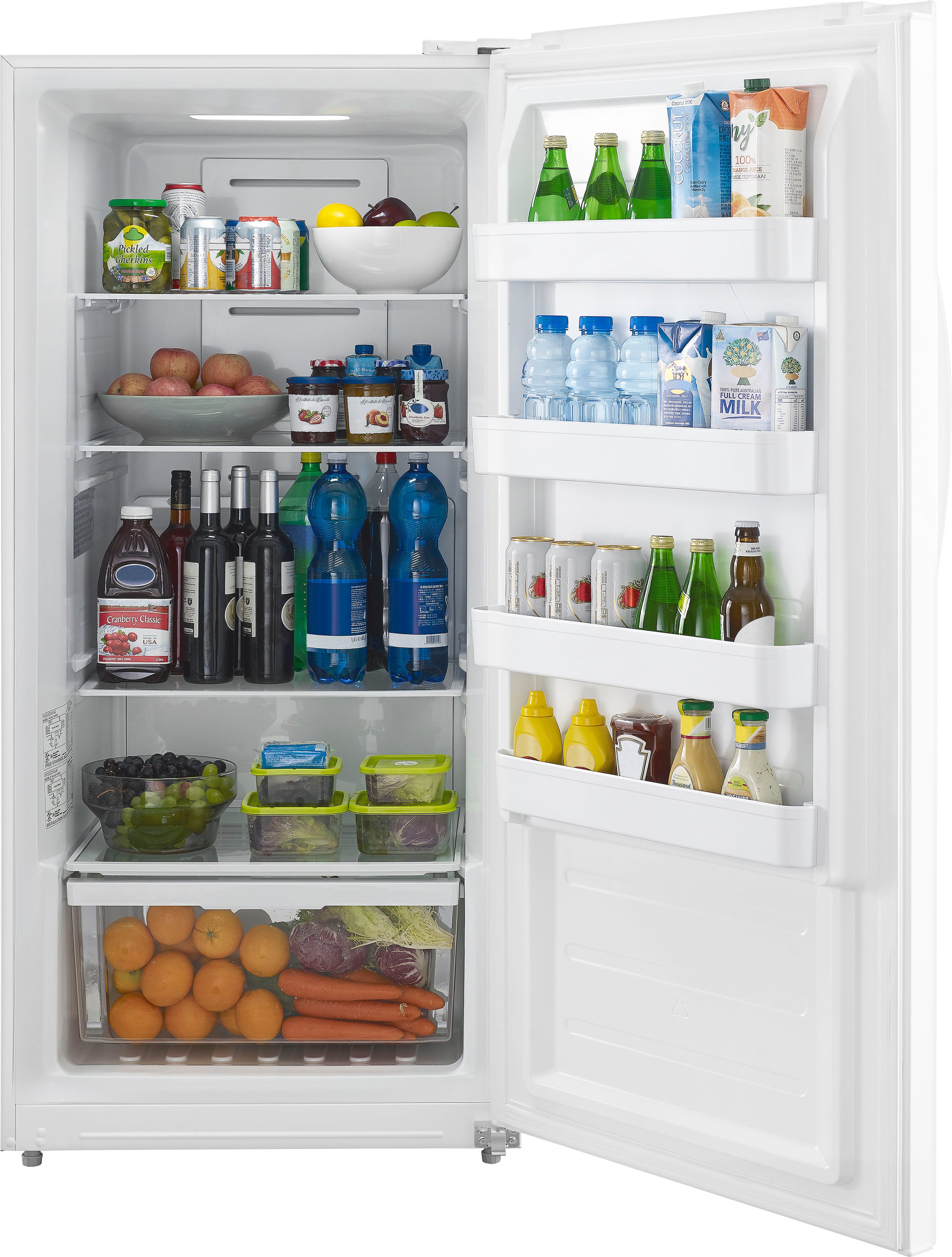 Insignia™ - 13.8 Cu. Ft. Garage Ready Convertible Upright Freezer with ENERGY STAR Certification - White
