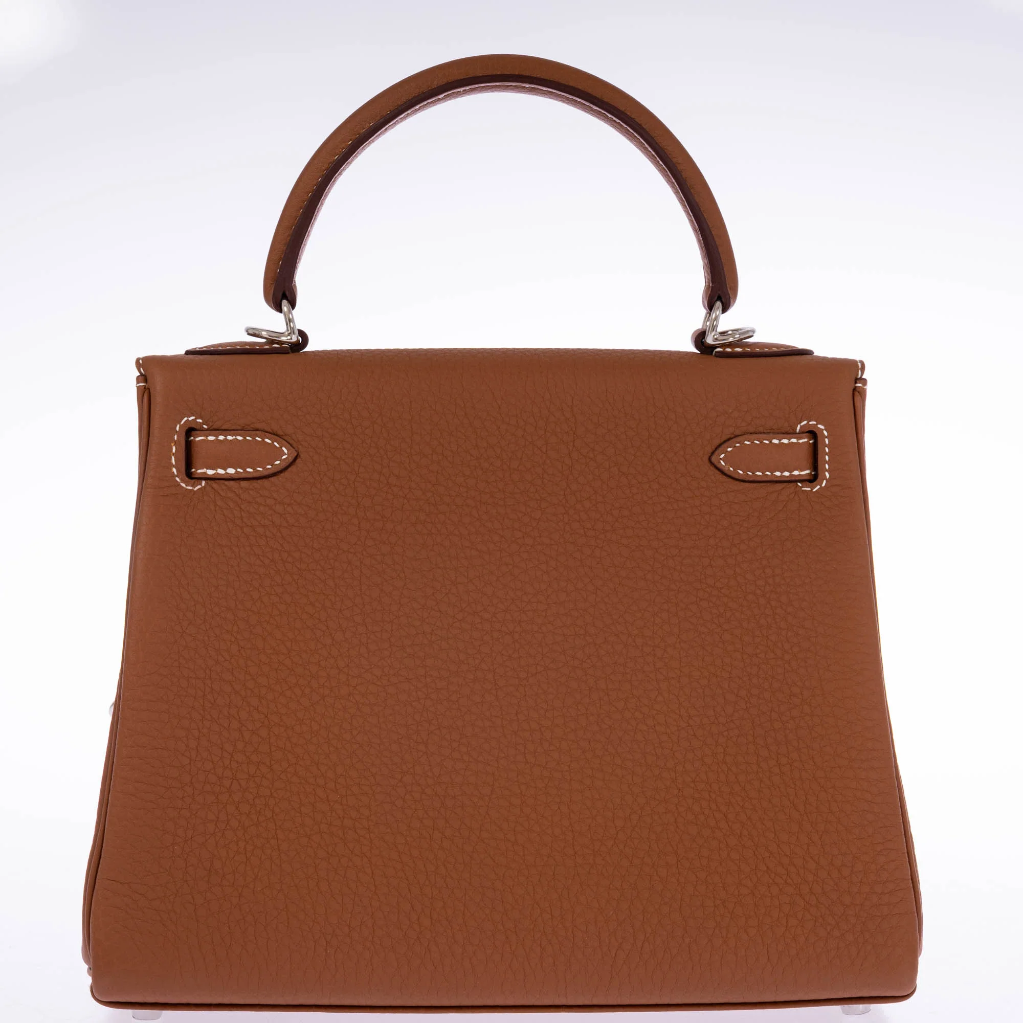 Hermès Kelly 25 Retourné Gold Togo Palladium Hardware