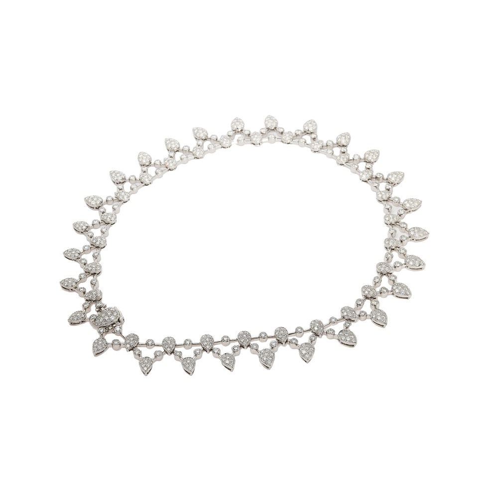 Tiffany & Co. Tiffany Pt Platinum Necklace Diamond