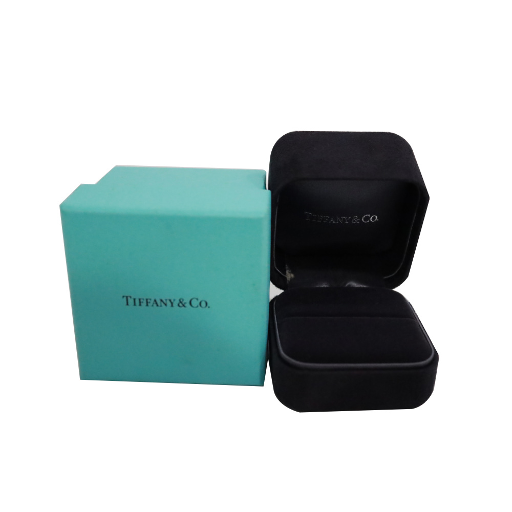 Tiffany & Co. Hardware Link Ring 18K Rose Gold Diamond