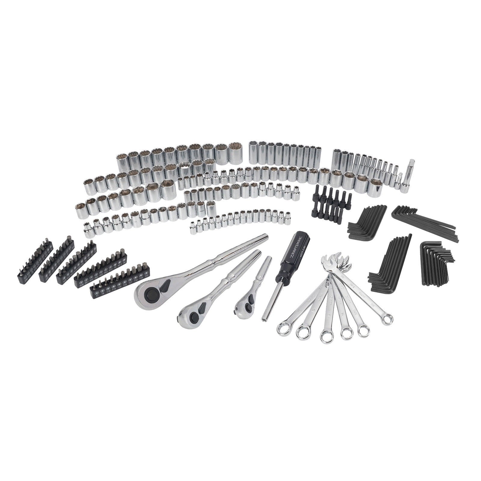 Craftsman Mechanics Set Metric Ratchet Socket Tool 230 Piece 70190