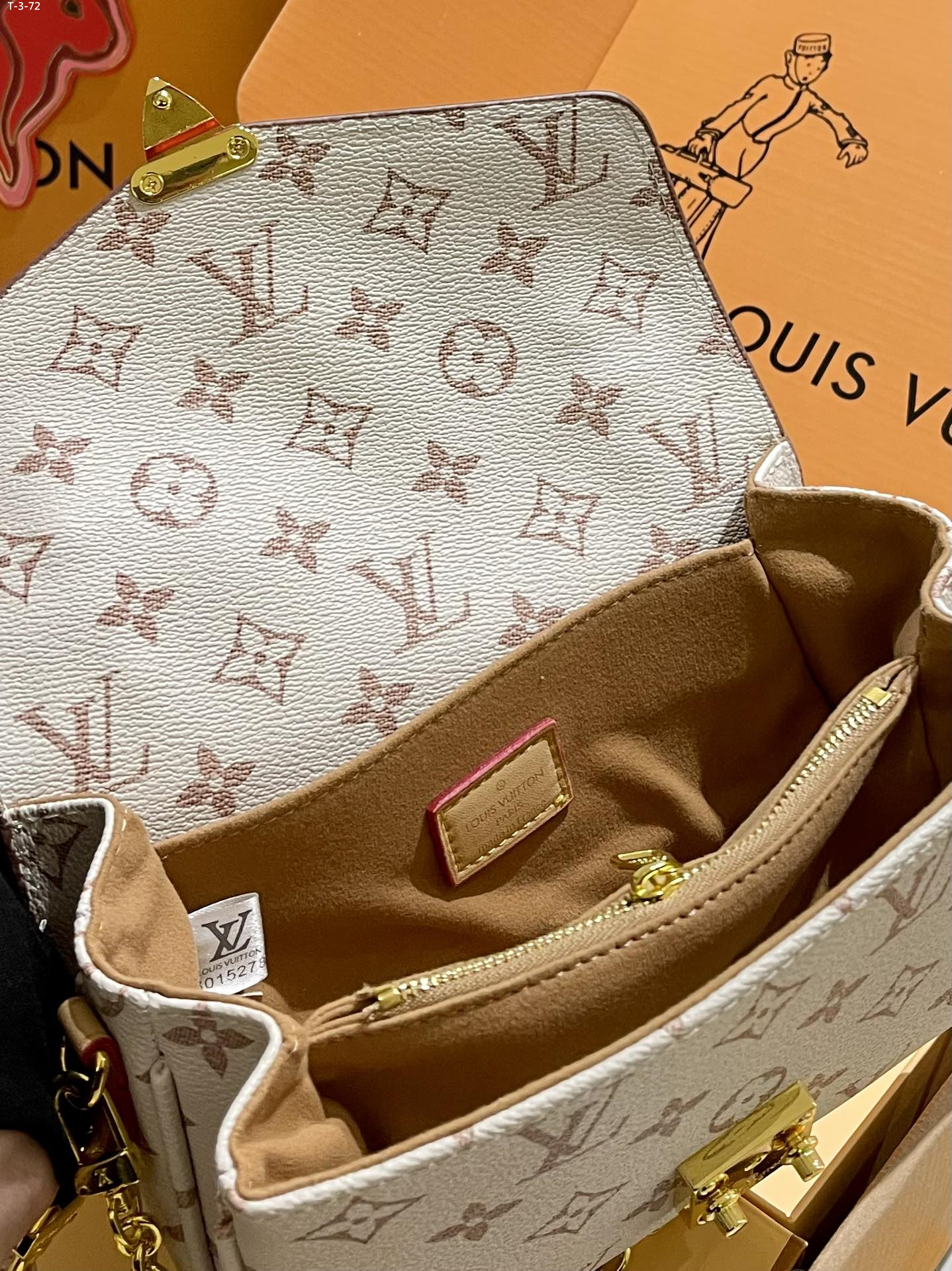 Louis Vuitton Pochette M Tis East West Monogram Canvas 21Cm M46914