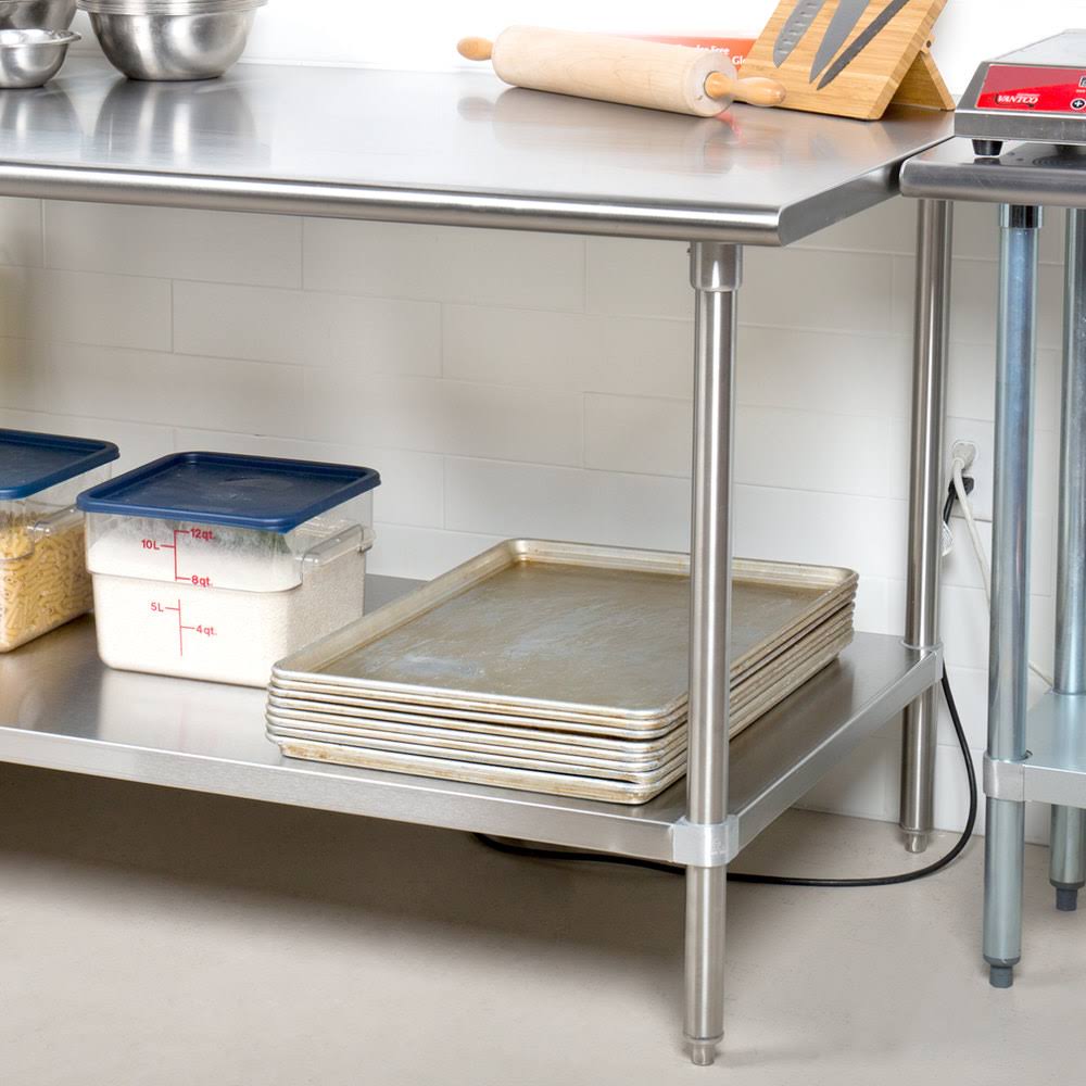 Advance Tabco SAG-243 Stainless Steel Work Table with Undershelf 24in. x 36in.