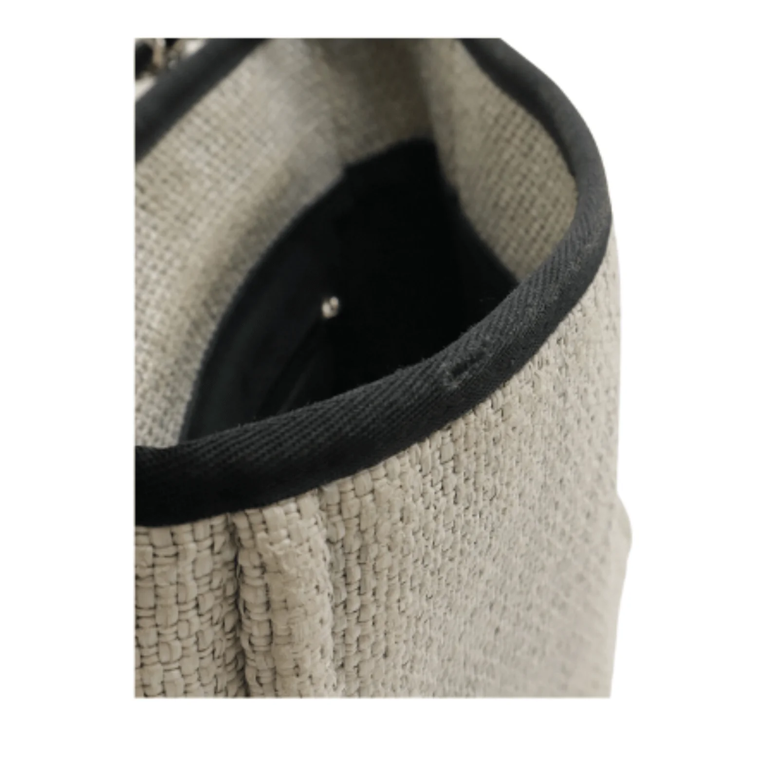 Chanel Bag | Deauville Pm Shoulder Bag Canvas Leather