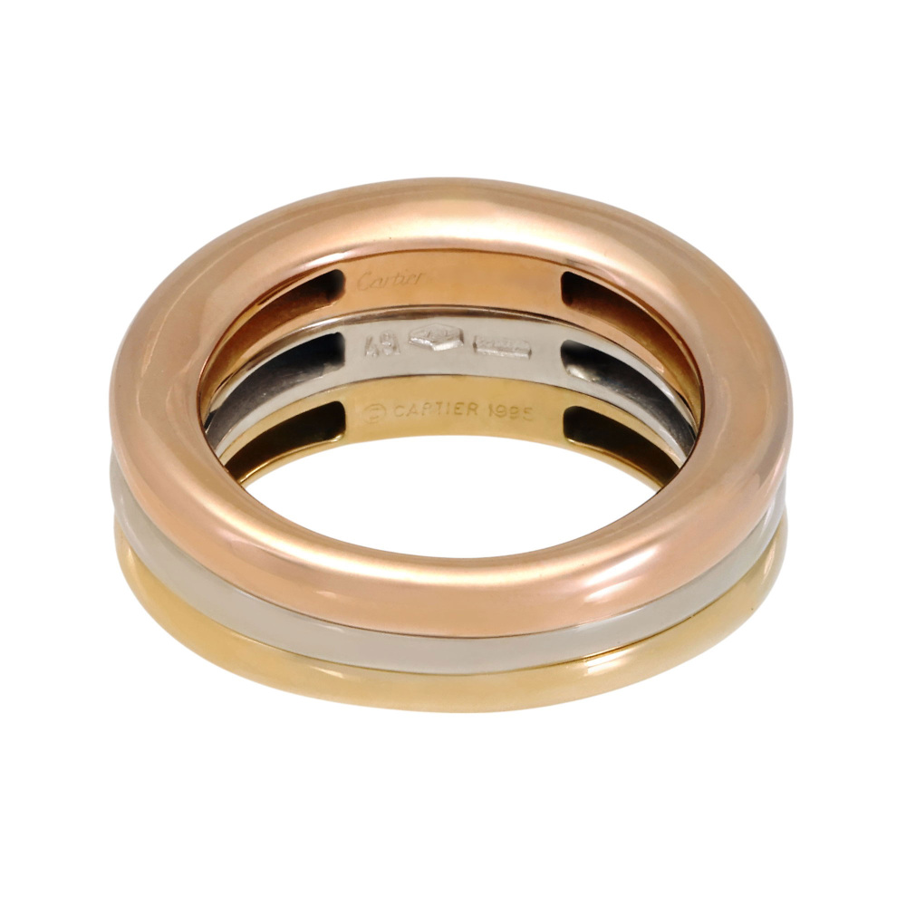 Cartier Mobilis Ring Tri-Gold