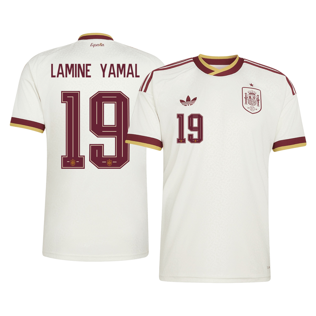 LAMINE YAMAL #19 Spain Away Soccer Jersey World Cup 2026