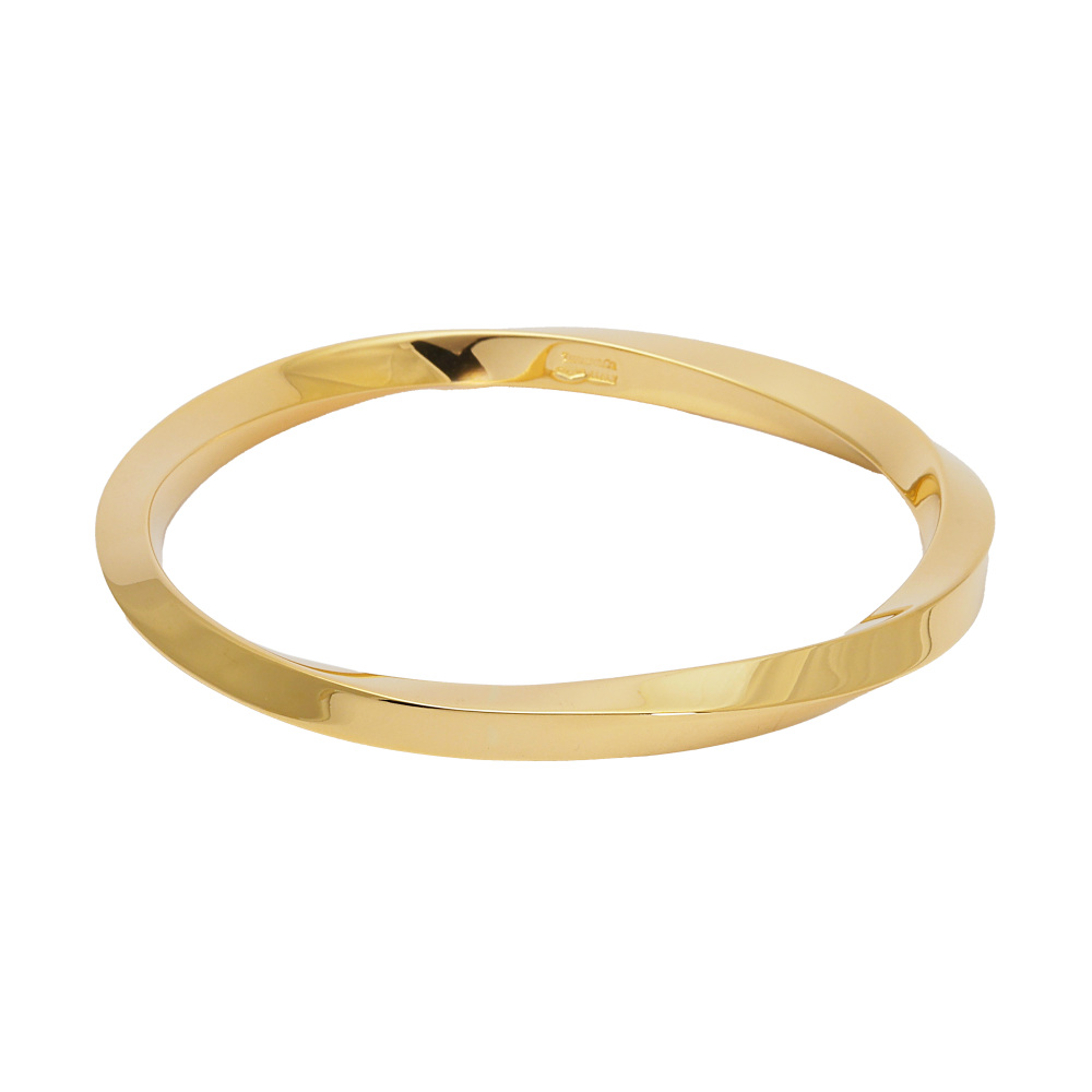 Tiffany & Co. Knife Edge Twist Bracelet 18K Yellow Gold