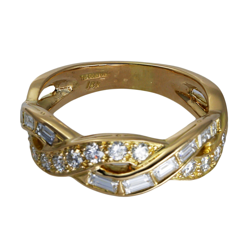 Tiffany & Co. Tiffany K18YG Yellow Gold Ring Diamond