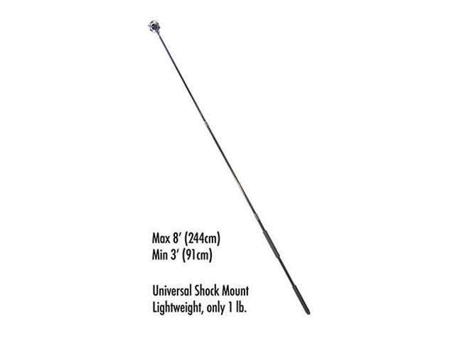 ProAm 8& Telescopic Boom Pole with Universal Shock Mount