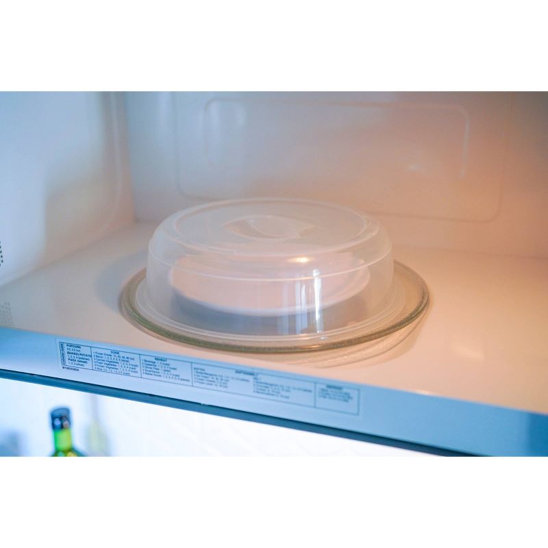 Nordic Ware Plate Cover: Clear Microwave Oven Lid, Dishwasher-Safe, 10.5