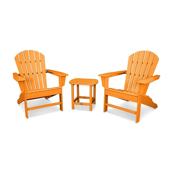 POLYWOOD South Beach Adirondack Chair 3Piece Set