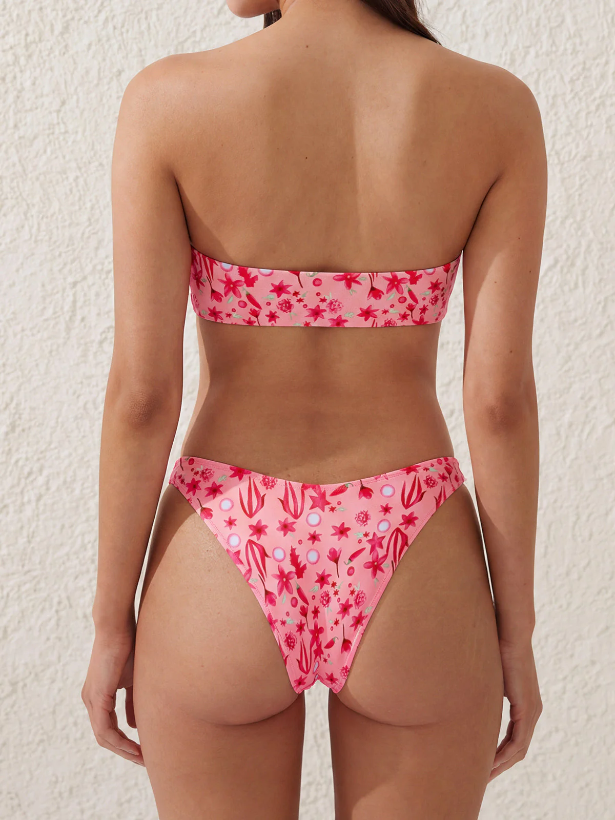 Floral Bandeau Bikini SetClistos