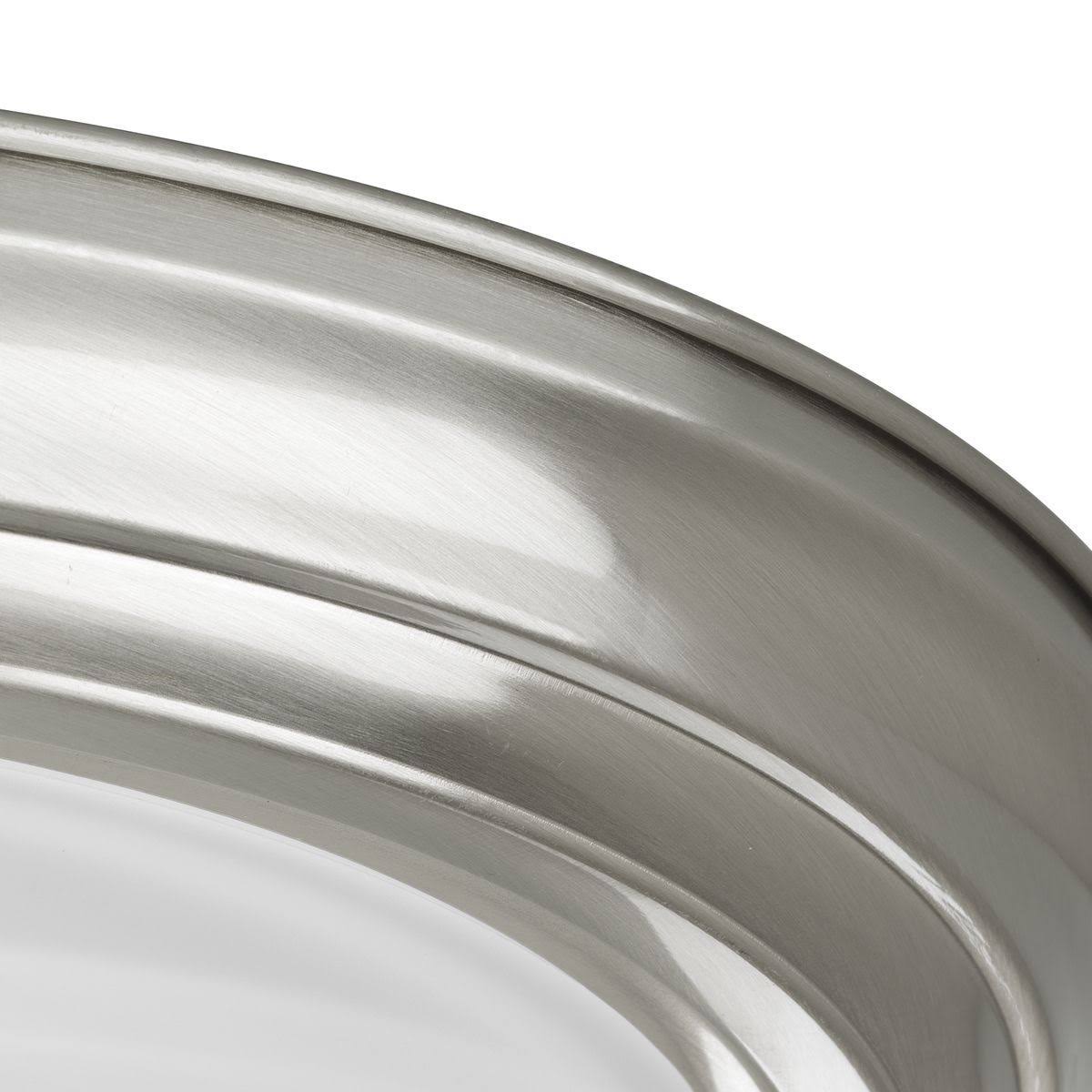 Progress Lighting 2-Light Brushed Nickel Semi-Flush Mount P3927-09