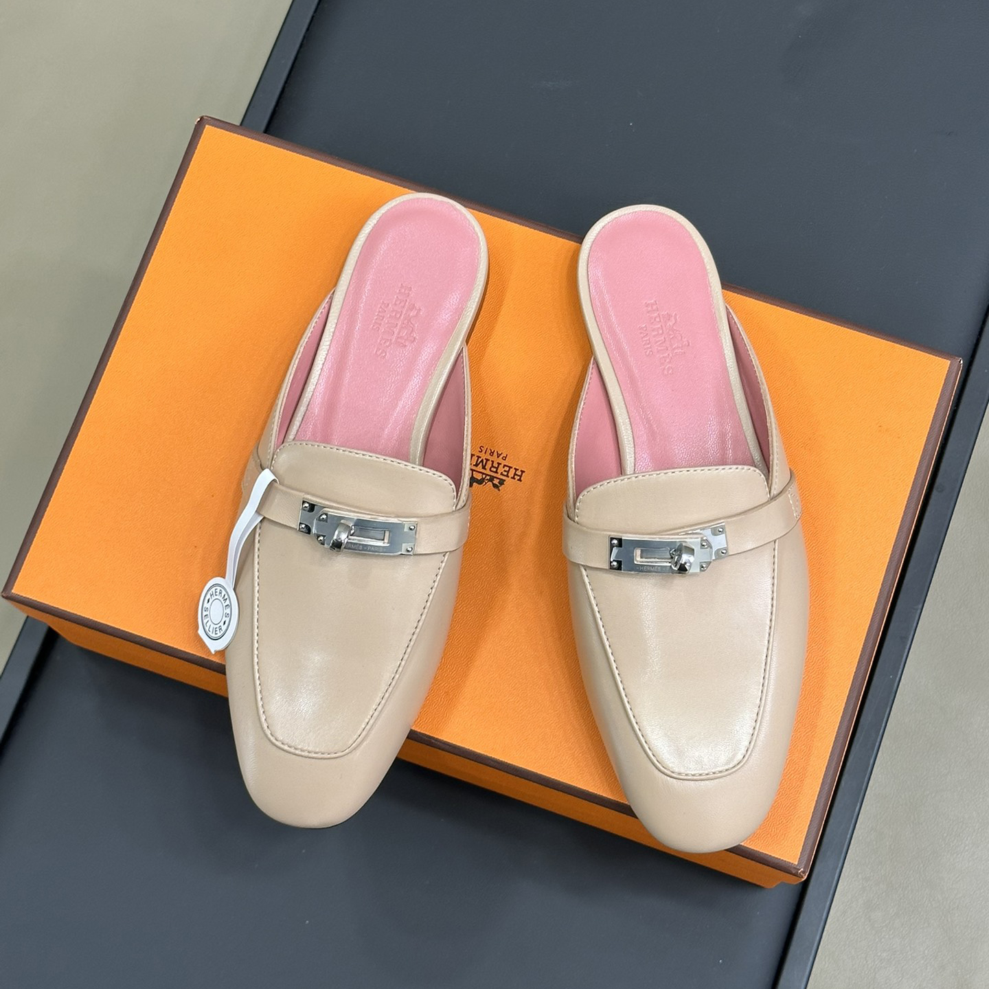 Top version Hermes kelly ss24 slipper - cnluxepick