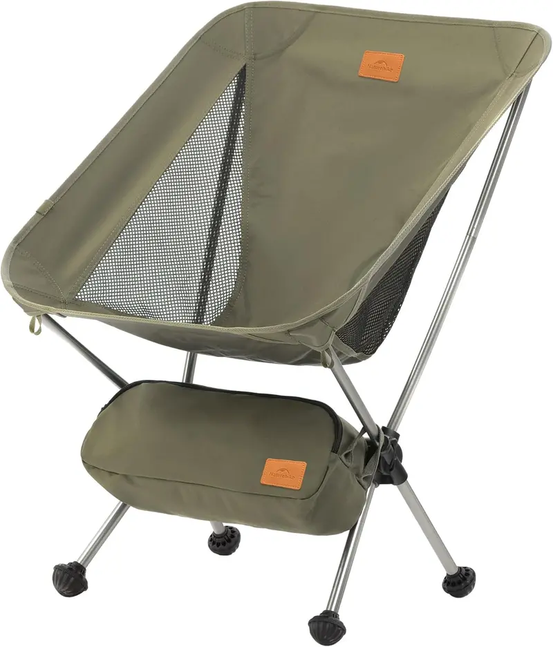 Ultralight Portable Camping Chair – 2.12 lb Foldable Backpacking Chair for Hiking and Travel