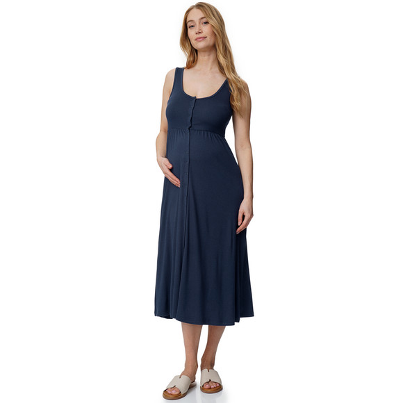 Gina Mama Damen Umstandskleid mit Knopfleiste