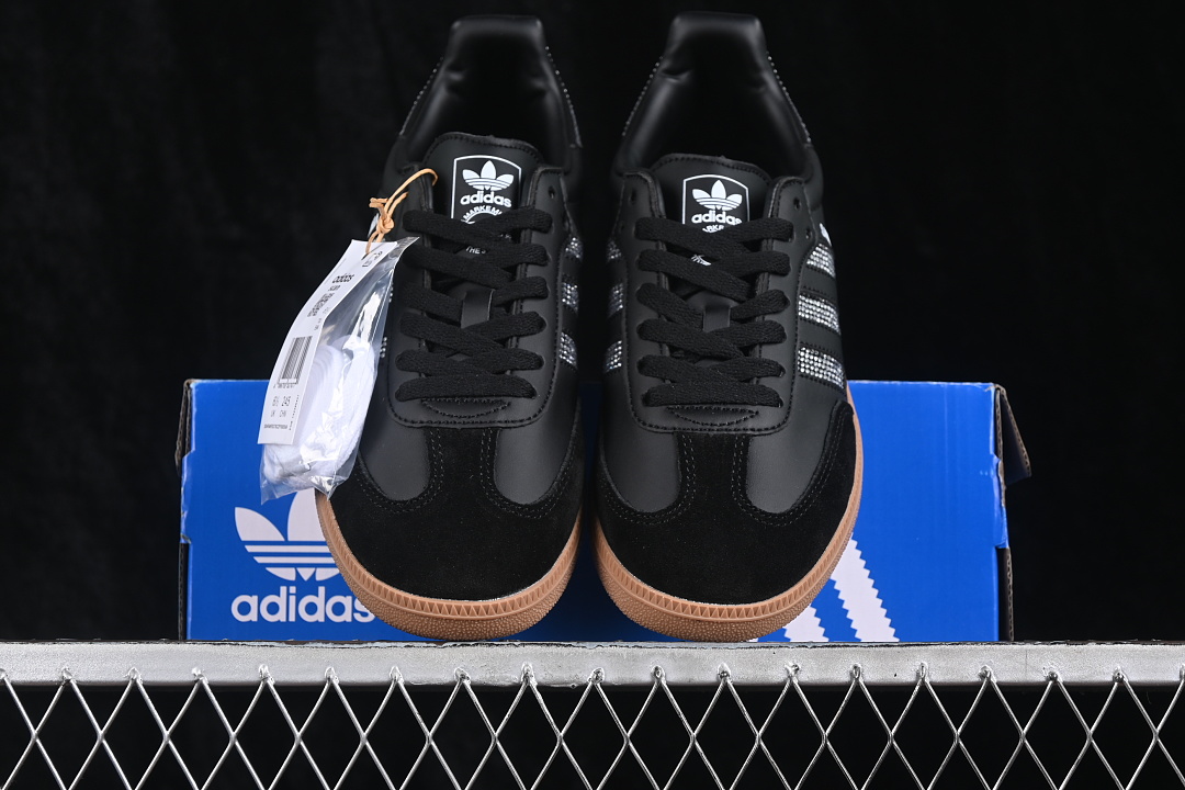 Adidas Clover Casual Board Shoes Black/Inkiness KK1974