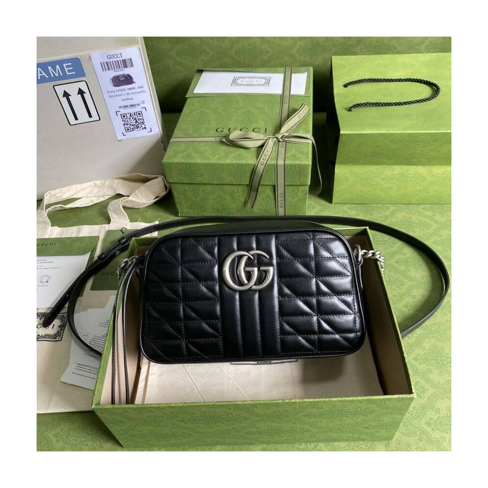Gucci GG Marmont Small Shoulder Bag Black