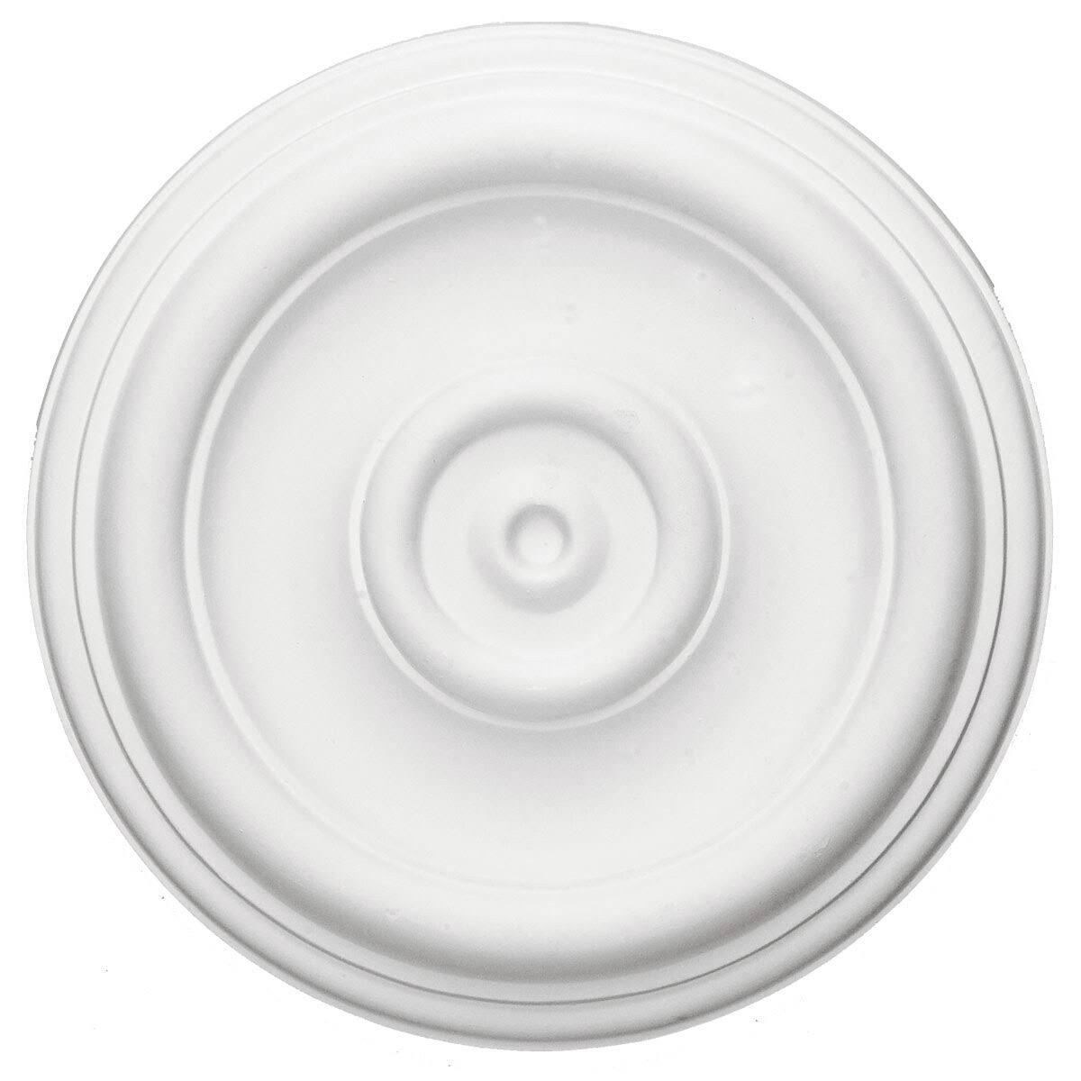 12x22OD x 1x22P Traditional Ceiling Medallion (Fits Canopies Up to 2 3/4x22), Hand-Painted Brushed Mahogany