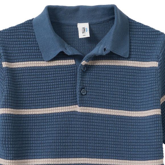 Yigga Jungen Poloshirt mit Strickstruktur