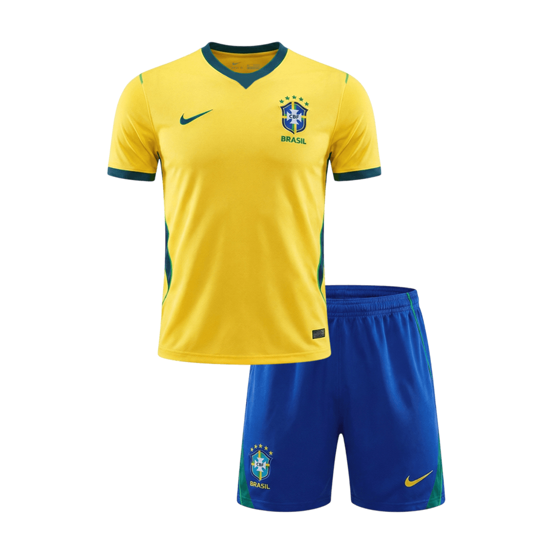 Brazil Home Kids Soccer Jerseys Kit World Cup 2026