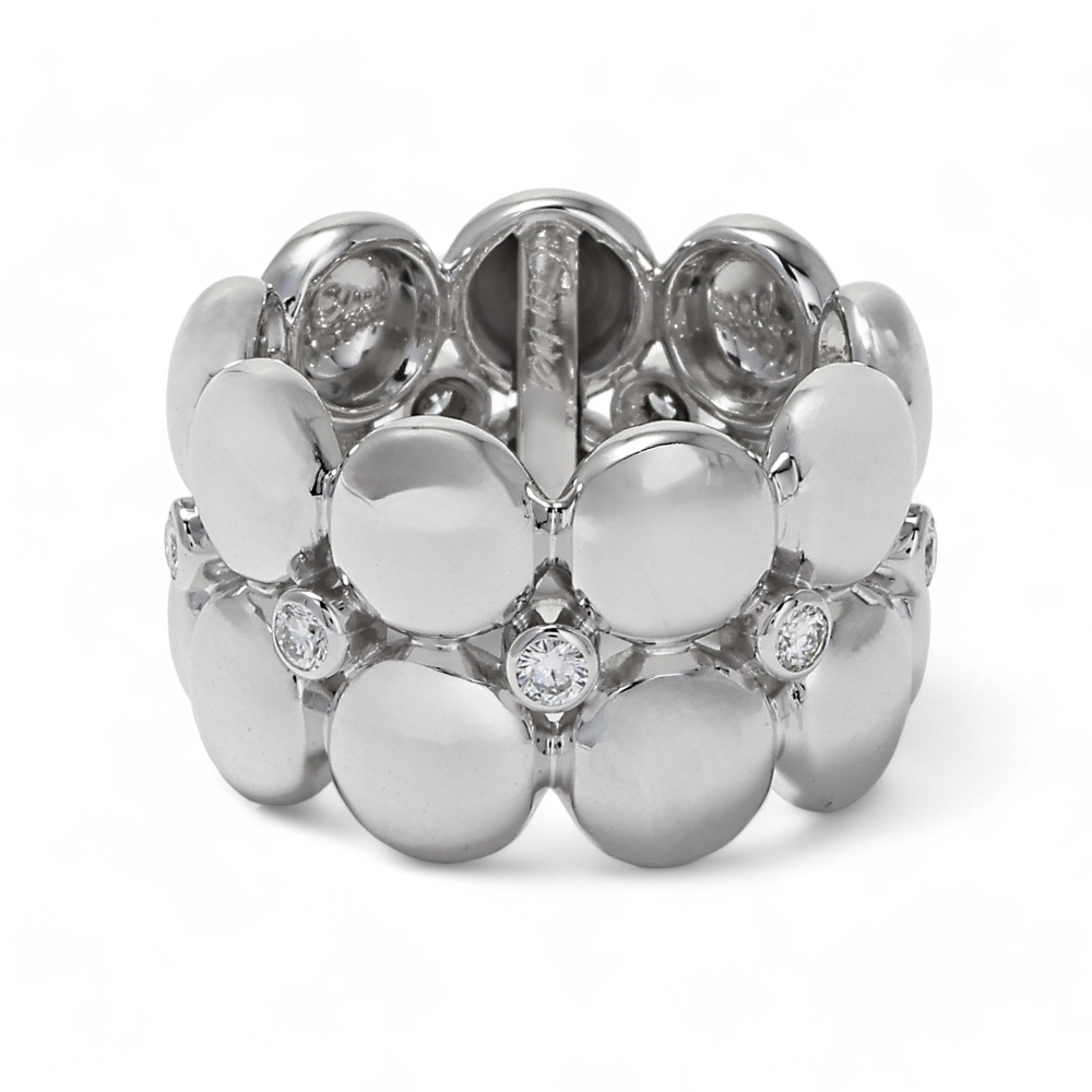 Cartier Honeymoon Ring 18K White Gold Diamond