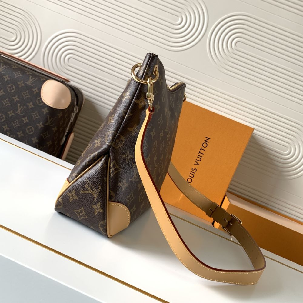 [Premium Quality] – Louis Vuitton Odéon MM Monogram Natural 12.2 Inches M45355