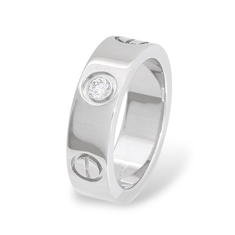 Cartier Love Ring Platinum Diamond B4046700