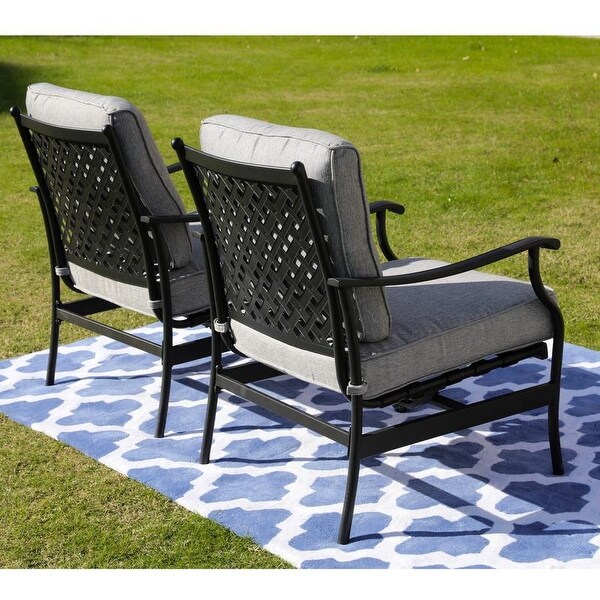 PATIO FESTIVAL Rocking Motion Chair (Set of 2)