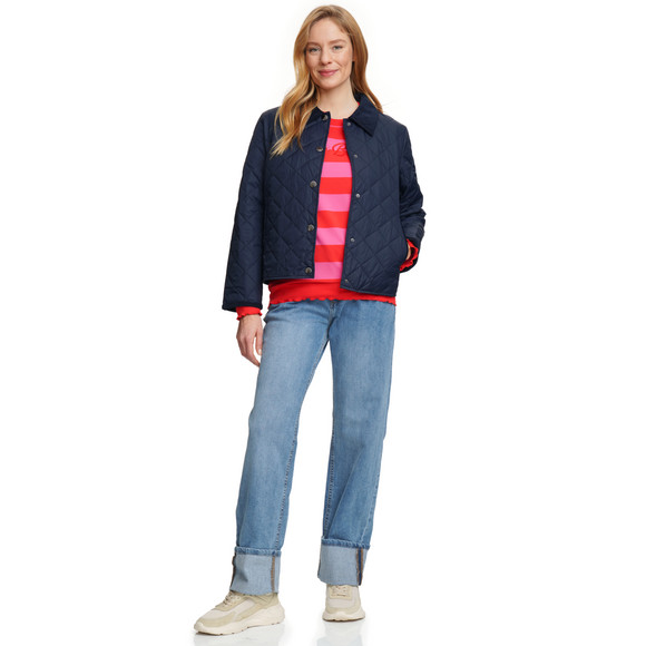 Gina Benotti Damen Steppjacke mit Cordkragen