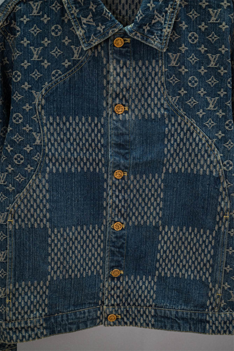 メンズ  ルイヴィトン デニムジャケット コピー Vuitton LV Nigo Human Virgil  型1A7YD3 NIGOシリーズ