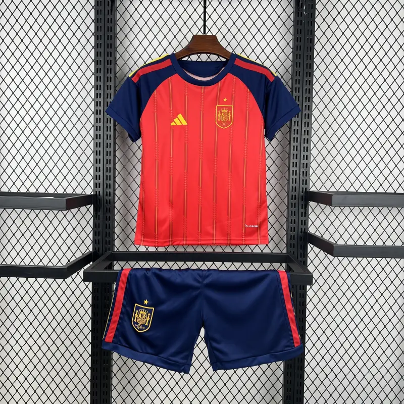 Kids 2026 World Cup Spain Home Kit 16-28