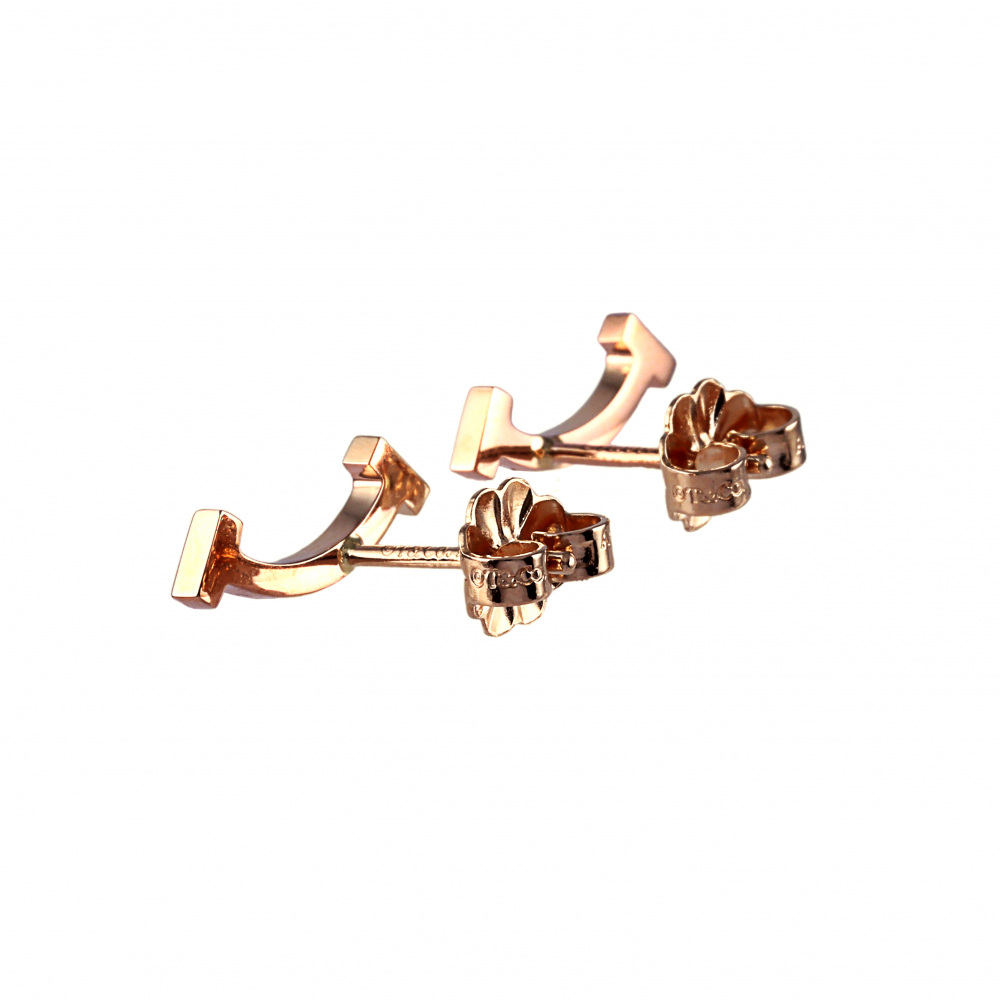 Tiffany & Co. Tiffany T Smile Earrings 18K Rose Gold 60150754
