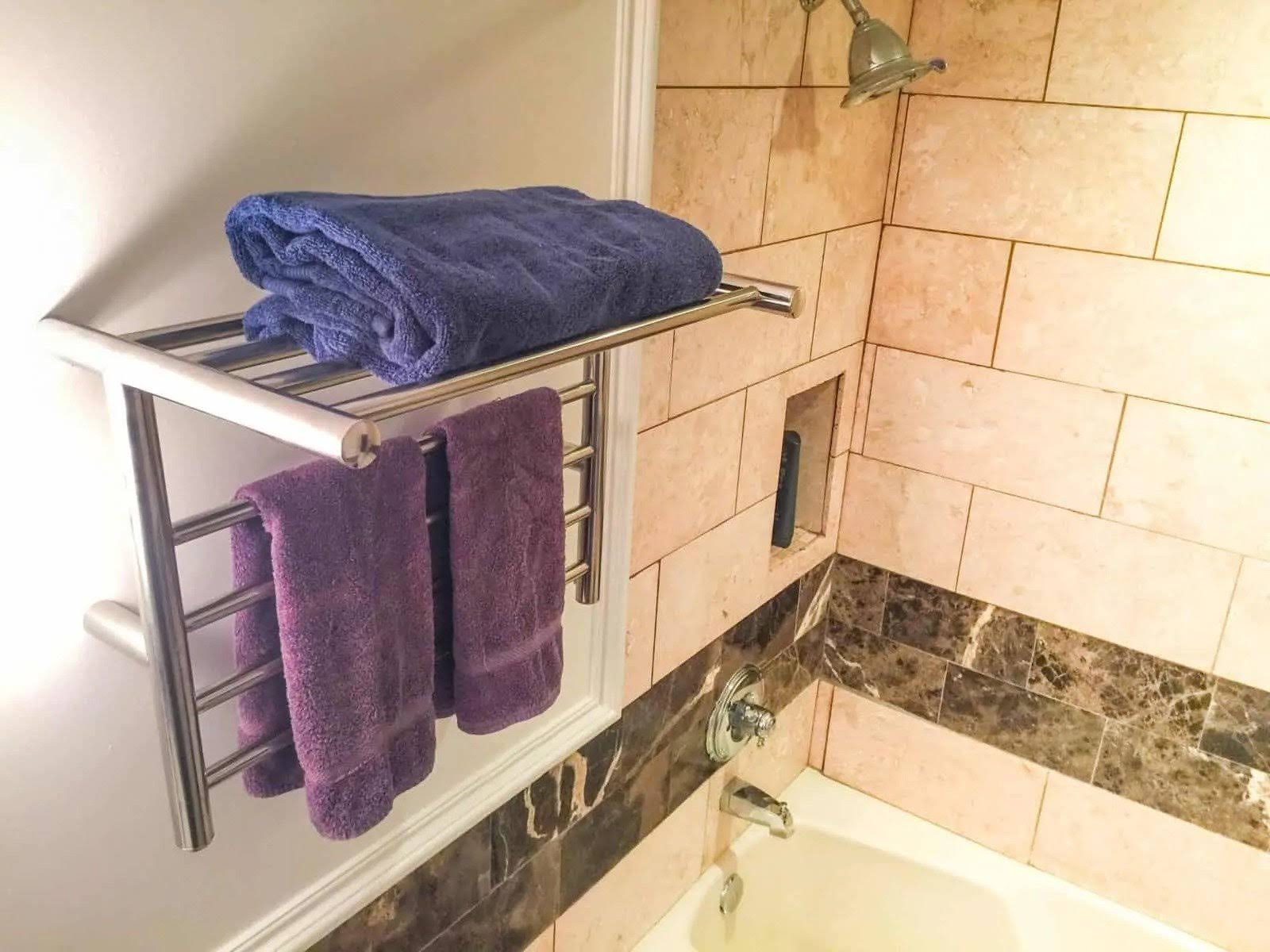 Amba RSH-B Radiant Shelf Towel Warmer - Brushed