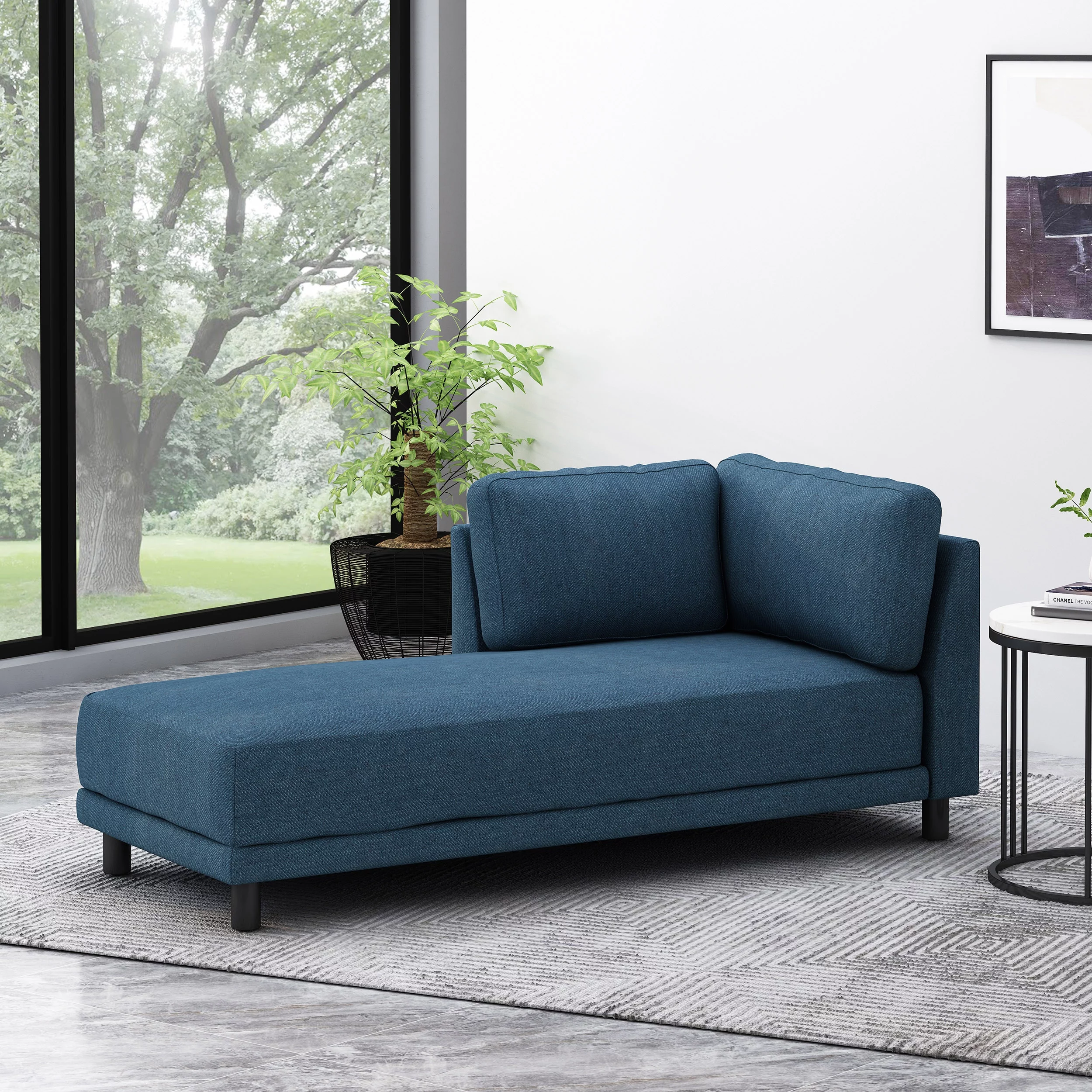 Christopher Knight Home Hyland Contemporary Fabric Chaise Lounge by  - 33.25