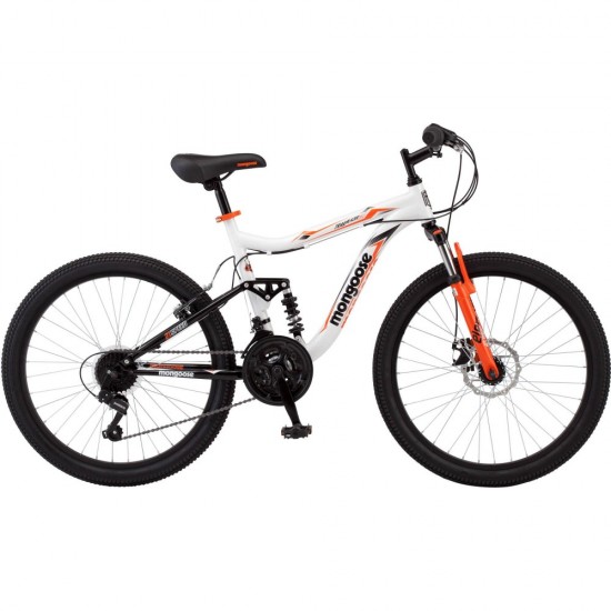 24″ Trail Blazer Boys Mountain Bike, White