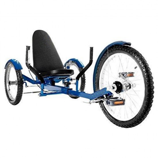 Recumbent Tricycle 3-Wheeled Bike Cruiser Lowrider Trike